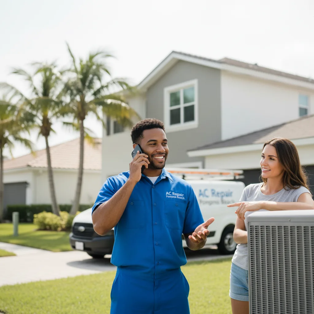 AC Repair Pompano Beach customer support in Cross